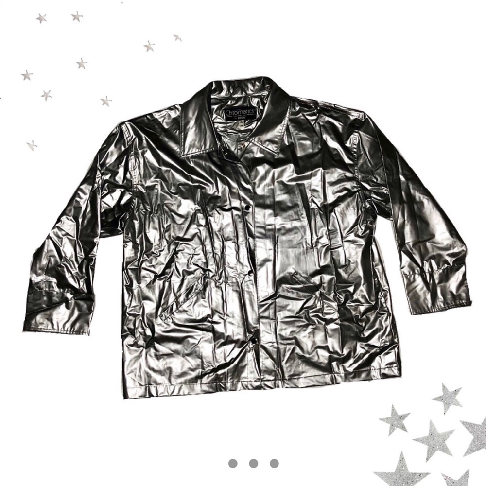 Chrome silver jacket